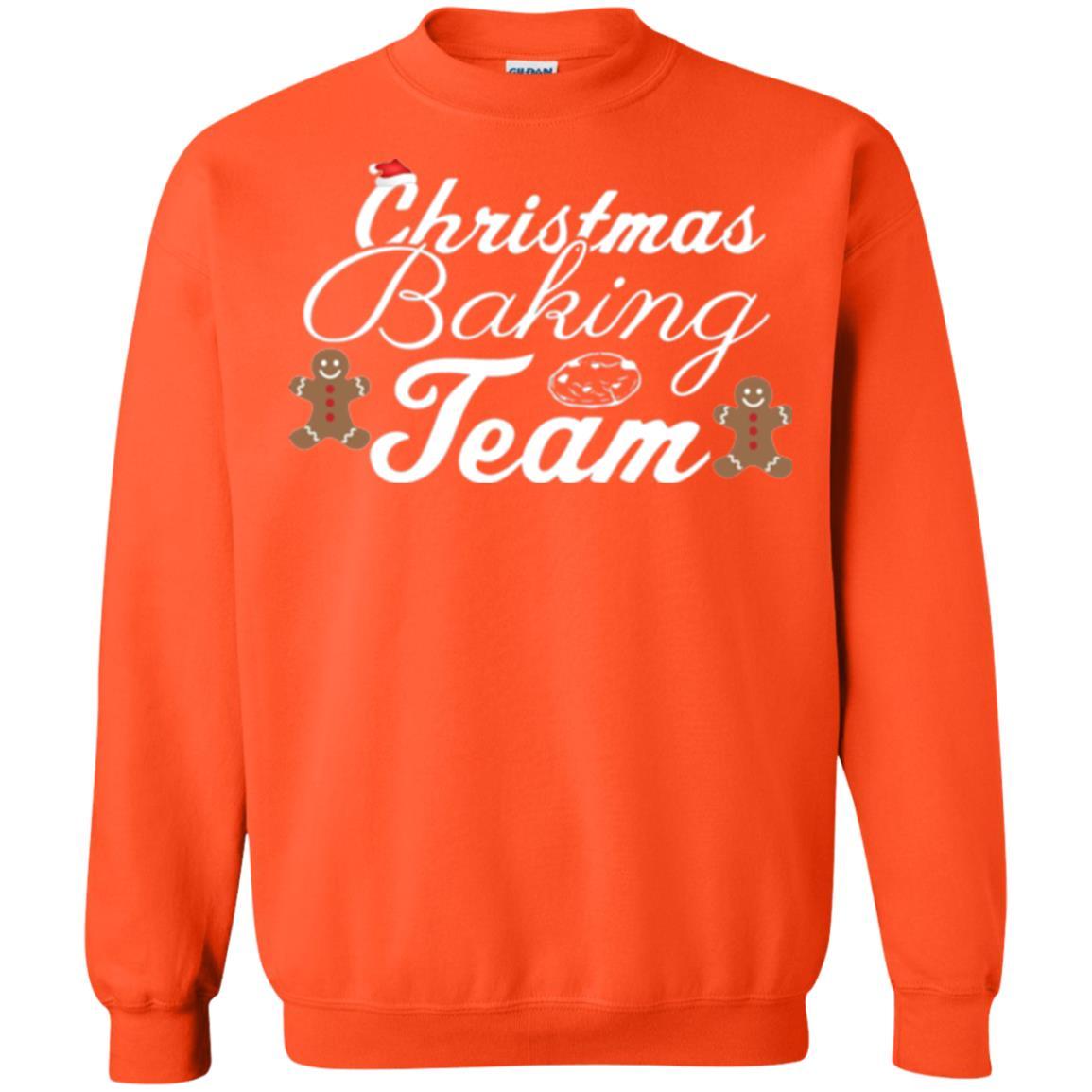 Baker T-shirt Christmas Baking Team Orange