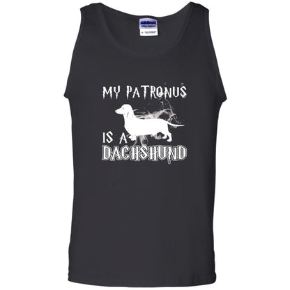 Dachshund Lover T-shirt My Patronus Is A Dachshund Black