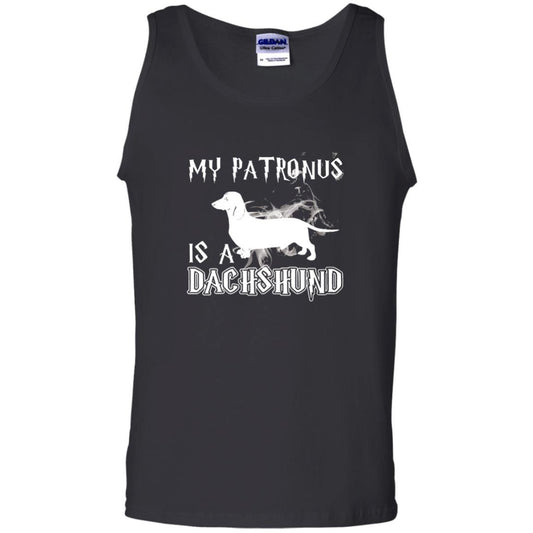 Dachshund Lover T-shirt My Patronus Is A Dachshund Black