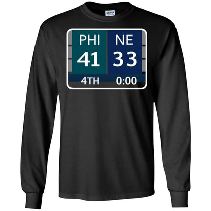 Phi 41 Ne 33 Final Score Football Lover T-shirt Black
