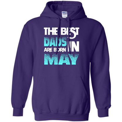 Daddy T-shirt The Best Dads Are Born In May Purple