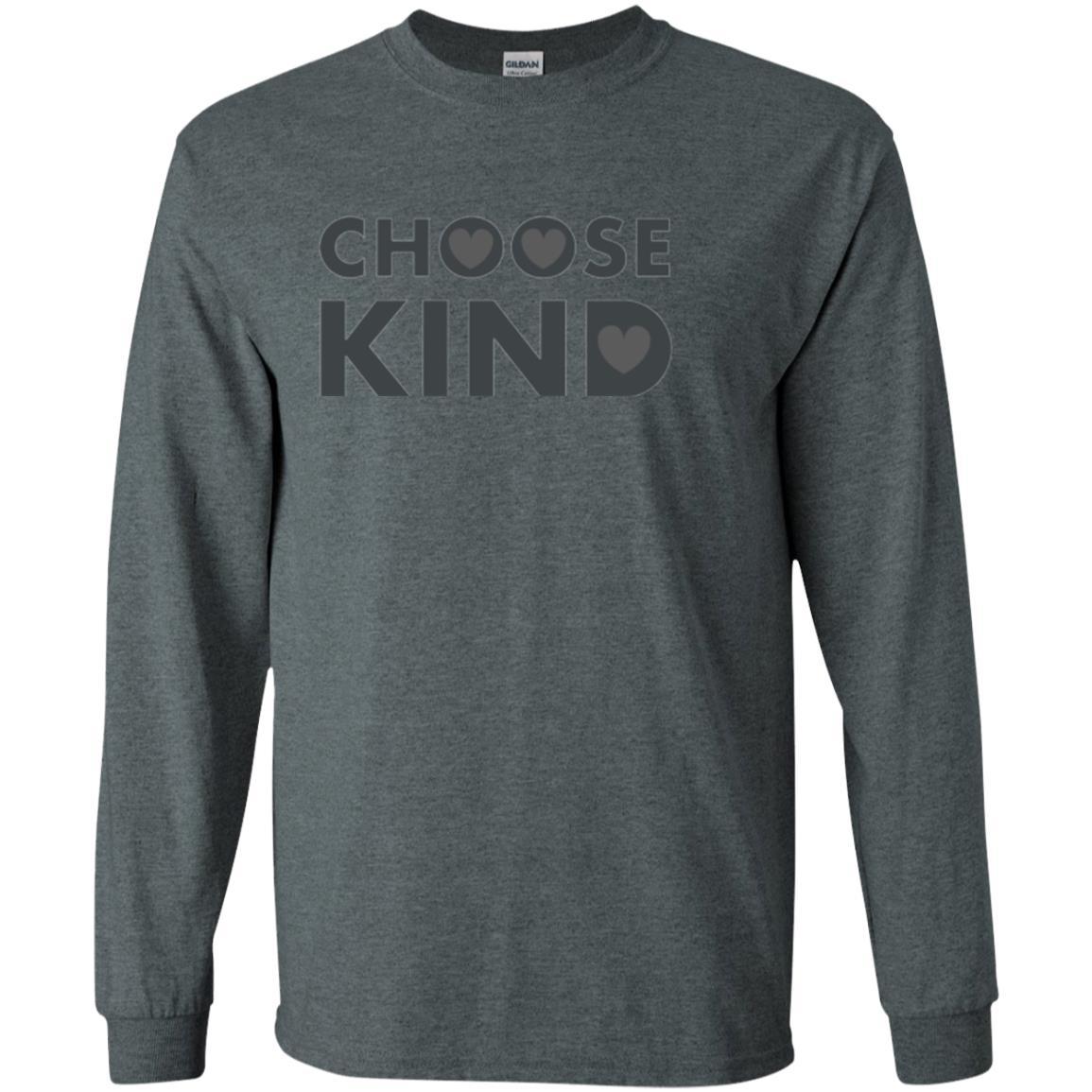 Anti Bullying T-shirt Choose Kind Dark Heather