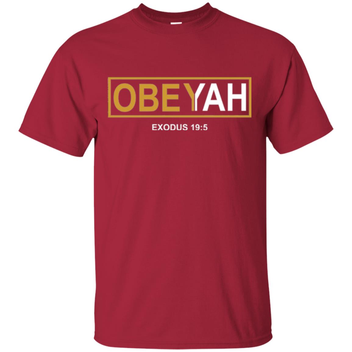 Yahweh Yahshua Yeshua Torah Hebrew Roots Movement T-shirt Cardinal