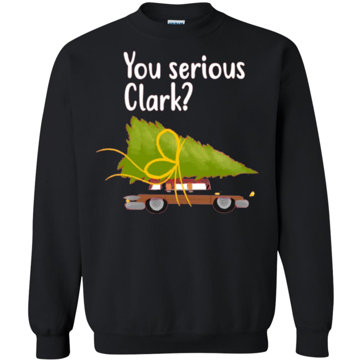Christmas T-shirt You Serious Clark Black