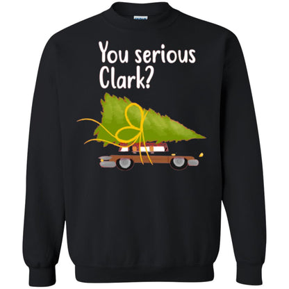 Christmas T-shirt You Serious Clark Black
