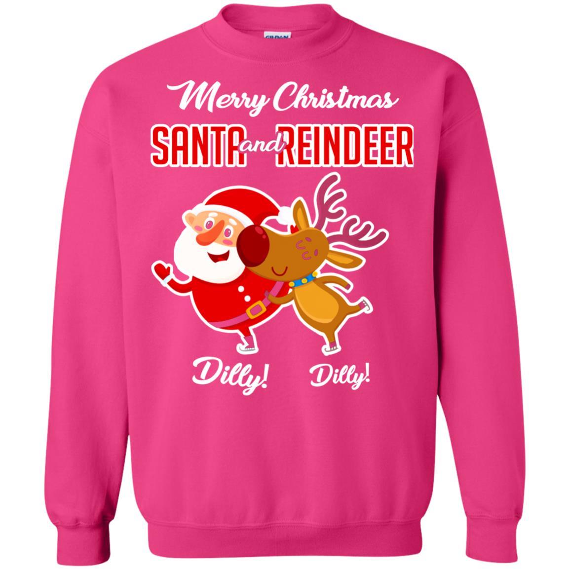 Christmas T-shirt Merry Christmas Dilly Dilly Heliconia