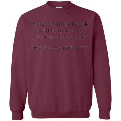 Funny T-shirt Mouthbreather Maroon