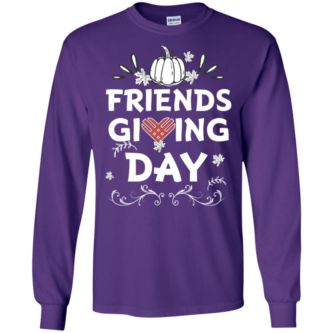 Friend Giving Day Shirt Purple