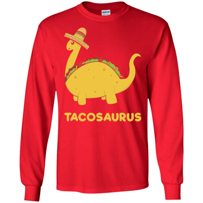 Cinco De Mayo Tacosaurus Taco Dinosaur Lover Shirt Red