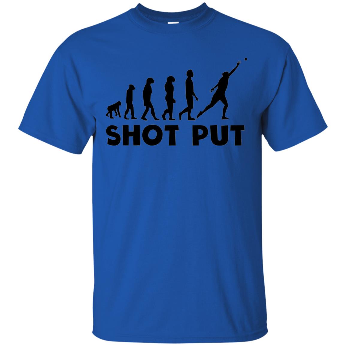 Funny Shot Put Evolution T-shirt Royal