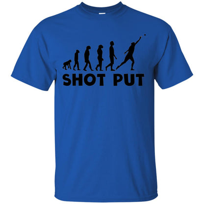 Funny Shot Put Evolution T-shirt Royal