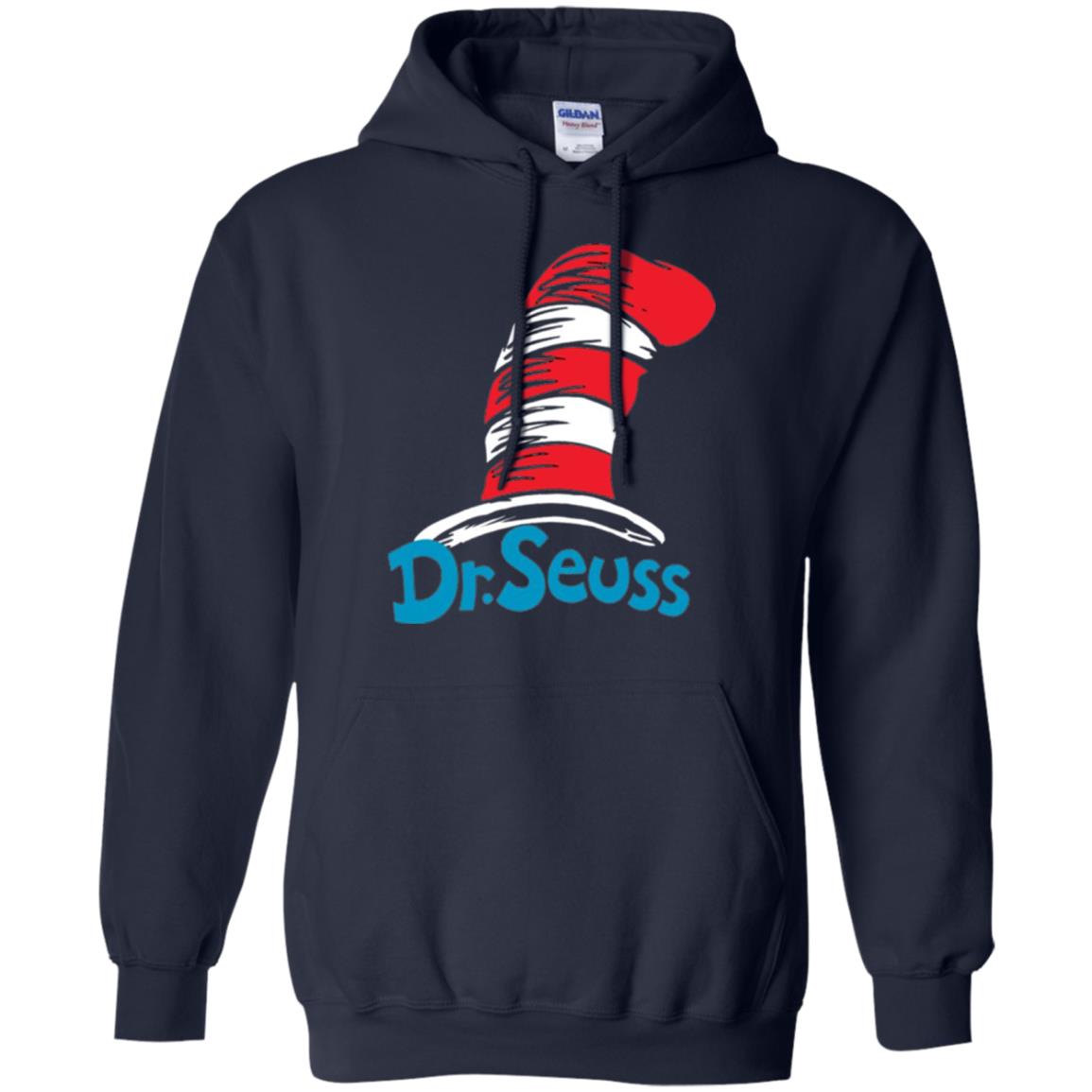 Film Lover T-shirt Dr. Seuss Hat T-shirt Navy
