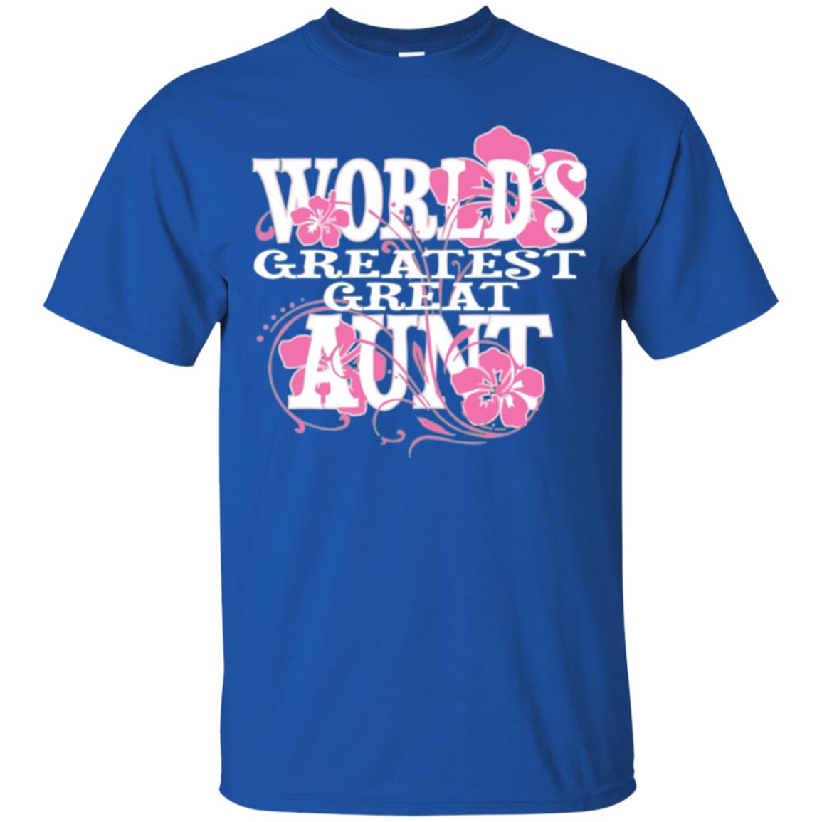 Aunt T-shirt World_s Greatest Great Aunt