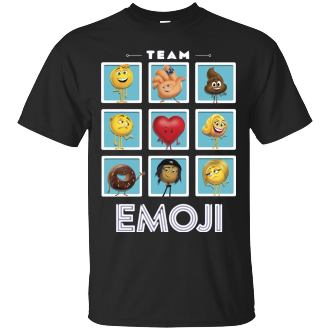 Film T-shirt Emoji Panels Graphic T-shirt Black