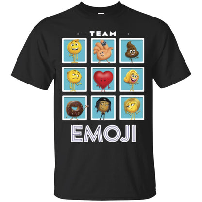 Film T-shirt Emoji Panels Graphic T-shirt Black