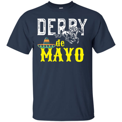 Cinco Derby De Mayo Horse Race Shirt Navy
