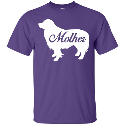Border Collie Dog Mom T-shirt Purple