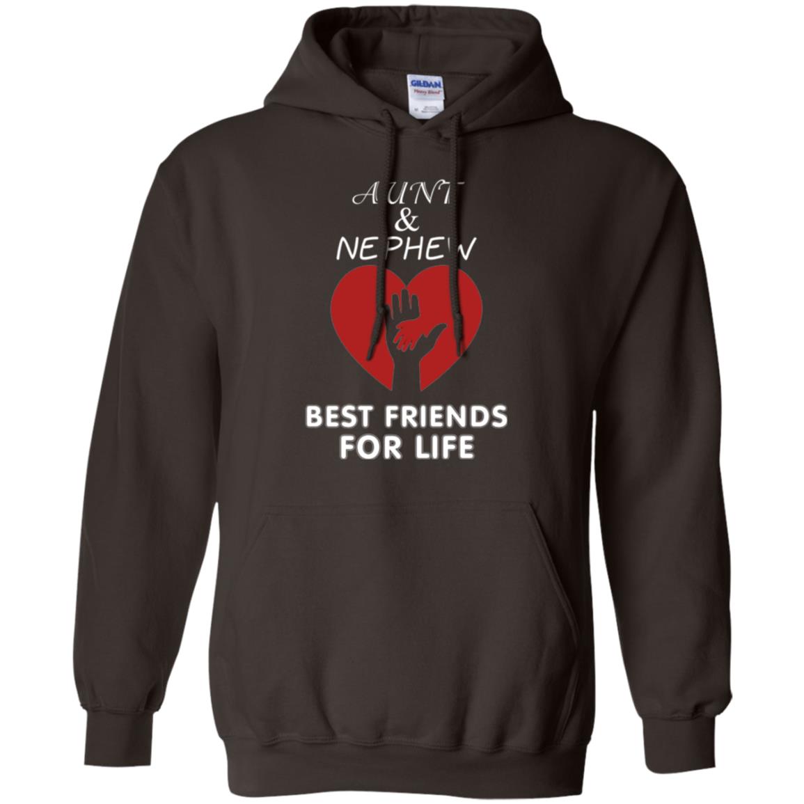 Family T-shirt Aunt And Nephew Best Friends For Life Dark Chocolate