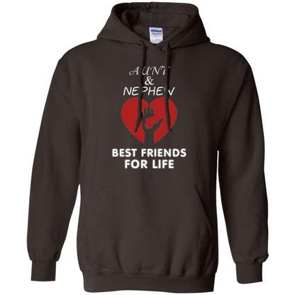 Family T-shirt Aunt And Nephew Best Friends For Life Dark Chocolate