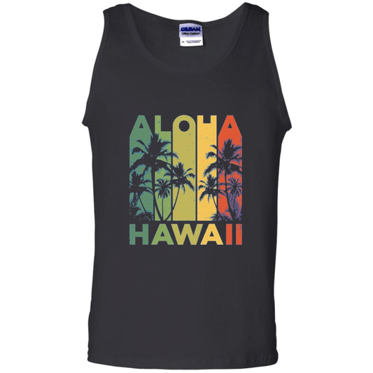 Vintage Hawaiian Islands Tee Hawaii Aloha State T-shirt Black