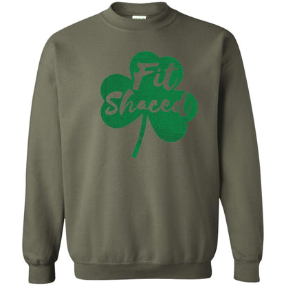 St Patricks Day T-shirt Drinking Fit Shaced Military Green