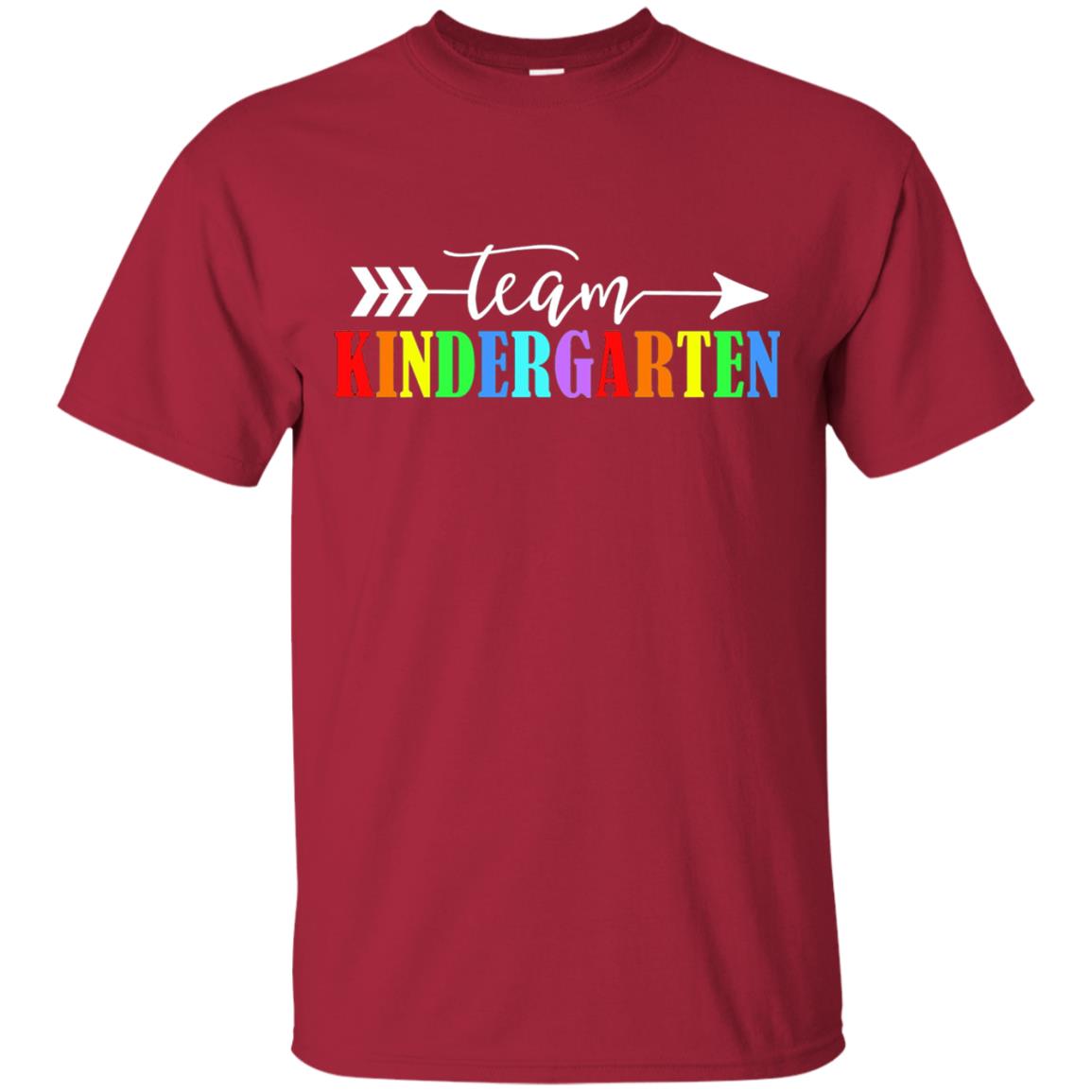 Team Kindergarten Teacher T-shirt Cardinal