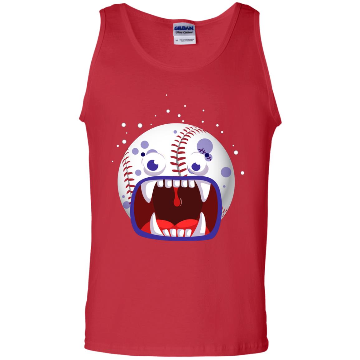 Baseball Halloween Shirt Red