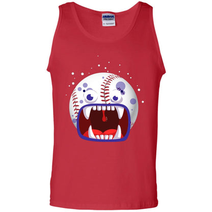 Baseball Halloween Shirt Red