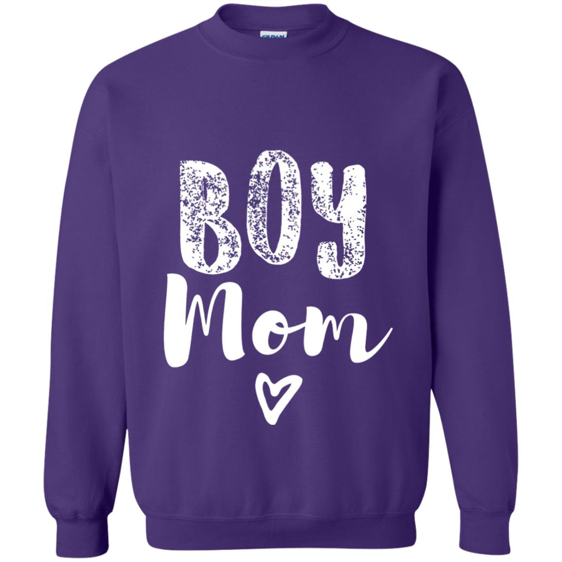 Cute Boy Mom T-shirt Purple