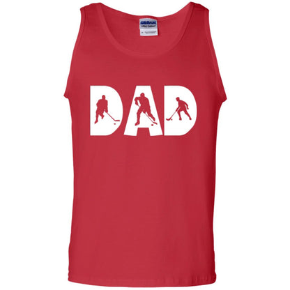 Daddy T-shirt Hockey Lover Red