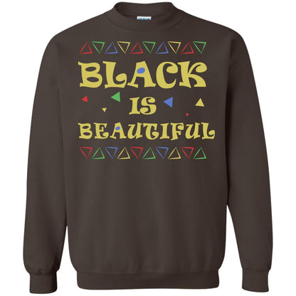 African American T-shirt Black Is Beautiful Dark Chocolate