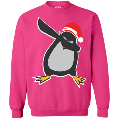 Christmas T-Shirt Dabbing Penguin Heliconia