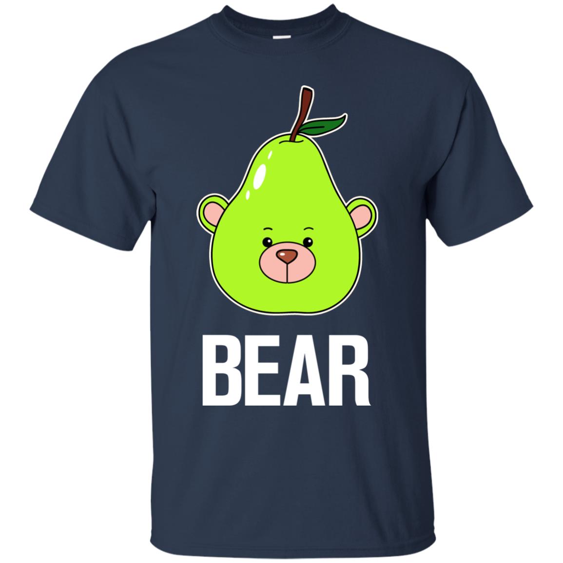Bear Funny Summer Melon Fruit Shirt Navy