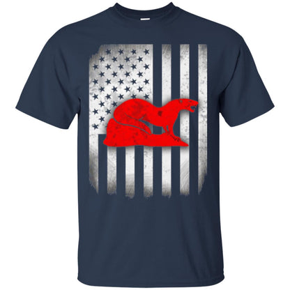 Mongoose Flag Of United States T-shirt Navy