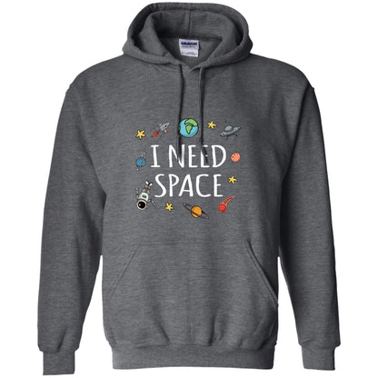 Funny I Need Space T-shirt Dark Heather