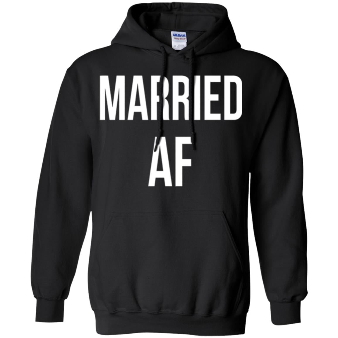 Married Af Funny T-shirt Black