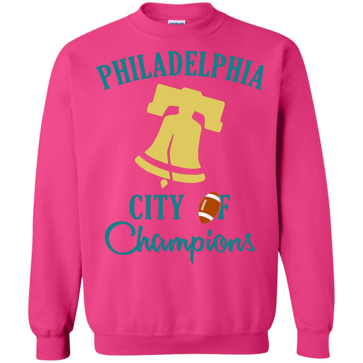 Football Lover T-shirt Philadelphia City Of Champion Heliconia