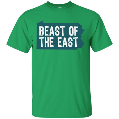 Pennsylvania State T-shirt East Beast Distressed Philadelphia Irish Green