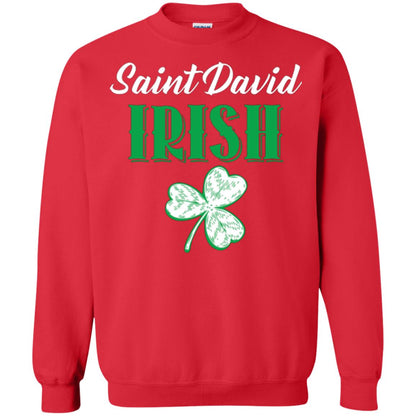 Saint Patrick's Day T-shirt Saint David Irish Red