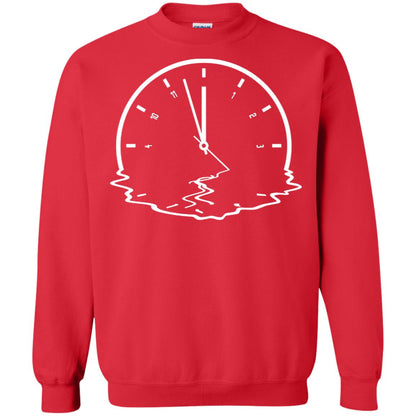 Alzheimer's & Dementia Awareness Funny Clock Gift Shirt Red