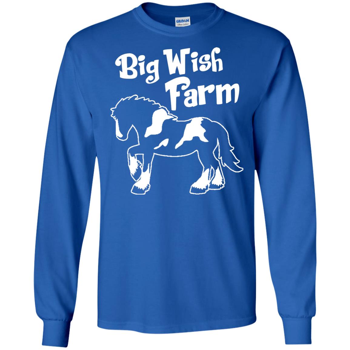 Big Wish Farm Horse Shirt Royal