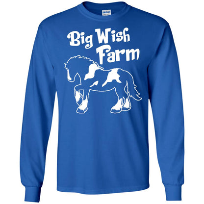 Big Wish Farm Horse Shirt Royal
