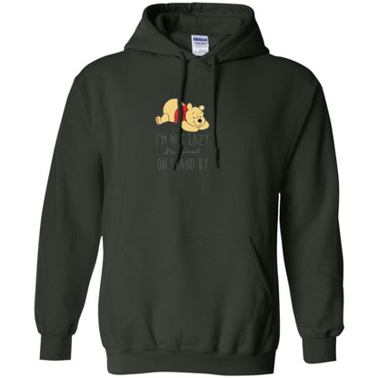 Cartoon T-shirt I'm Not Lazy I'm Just On Stand By Forest Green