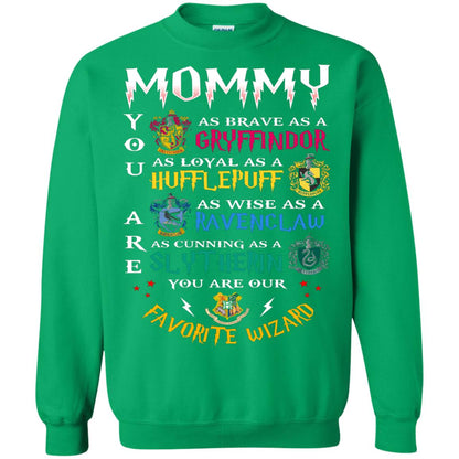 Mommy Our Favorite Wizard Harry Potter Fan T-shirt Irish Green