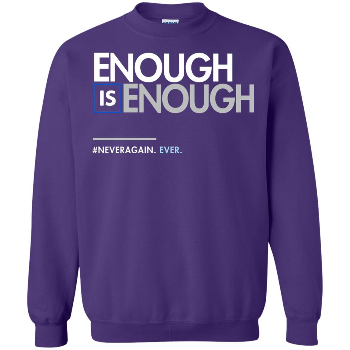 Enough Is Enough Gun Control T-shirt Purple