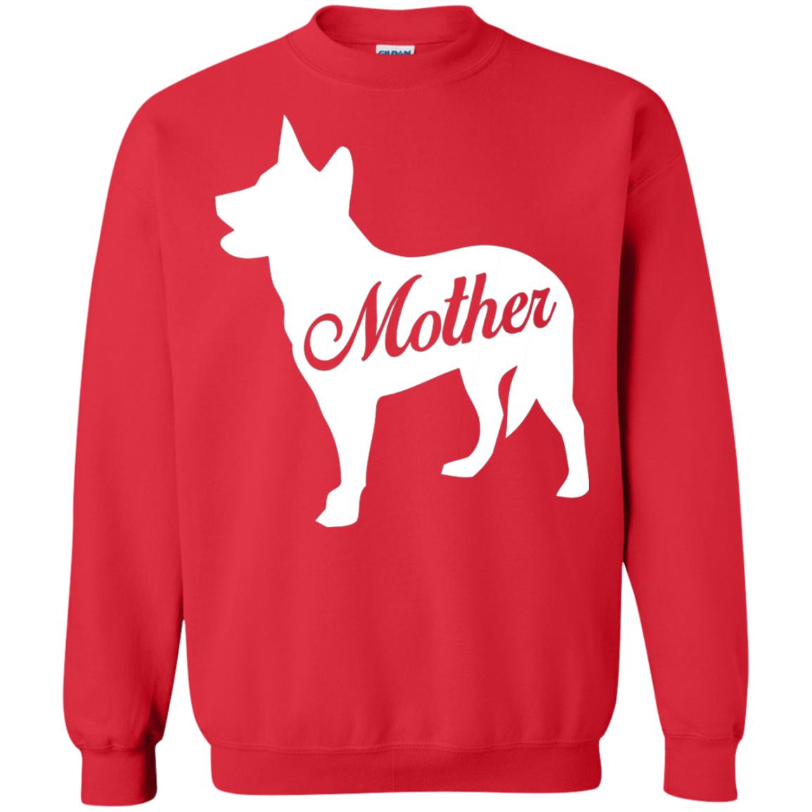 American Cattle Dog Mom T-shirt Red