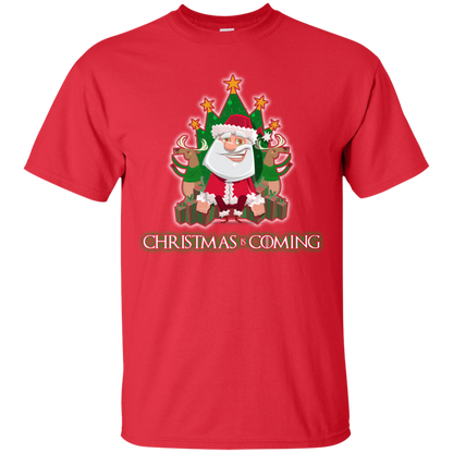 Christmas Is Coming T-shirt Red