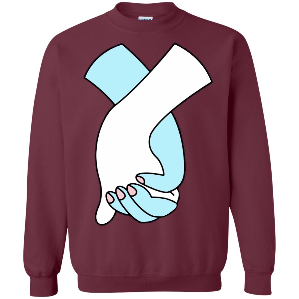 Holding Hands Love Simon Shirt Maroon