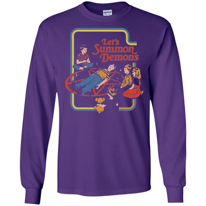 Let_s Summon Demons T-shirt Purple