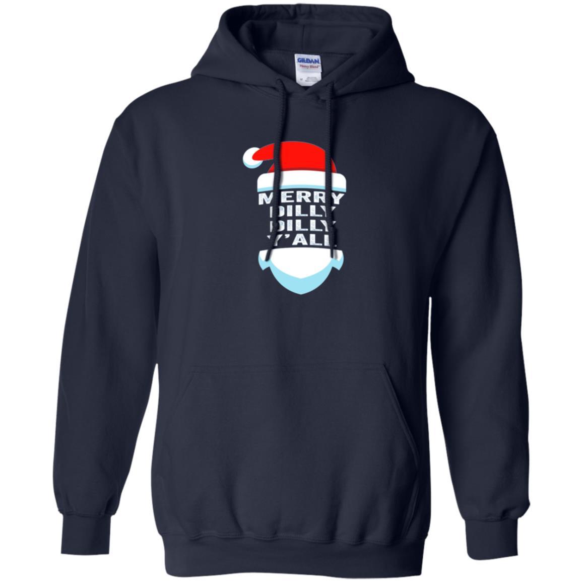Christmas T-shirt Dilly Dilly Y_all Santa Claus Navy